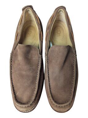 Ugg Australia Mens 1002442 Leather Loafers Pointe Sheepskin Slip On Shoes 9